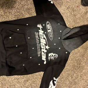 Hellstar Black Graphic Hoodie